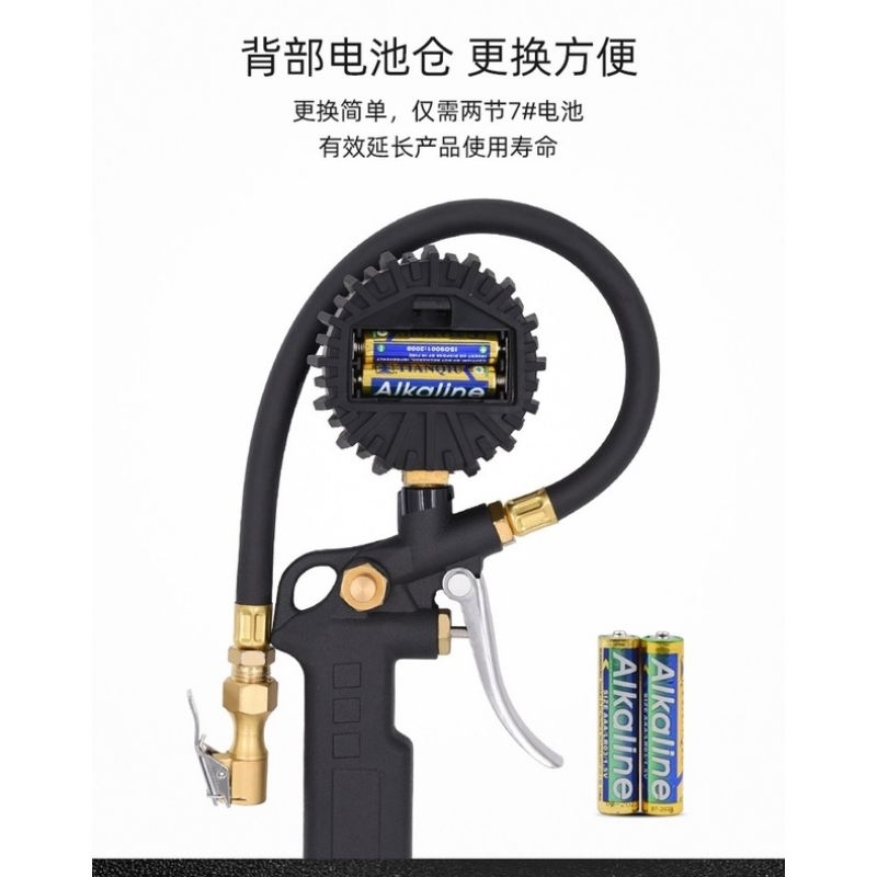 Digital Pressure For Tire Gauge Tire Inflator Oil Gauge Water Gauge