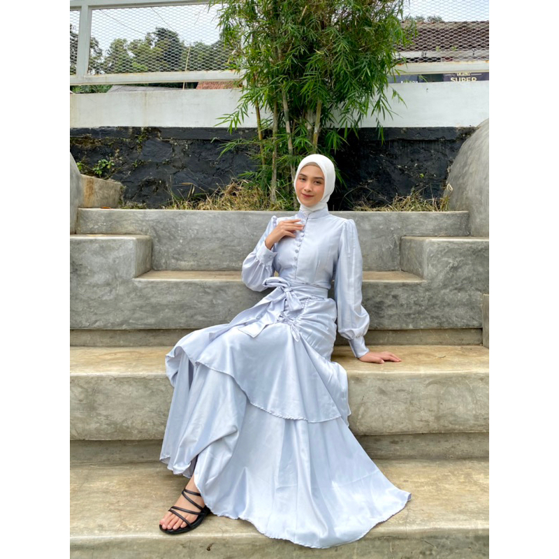 Chewid radisha maxi dress wanita super mewah