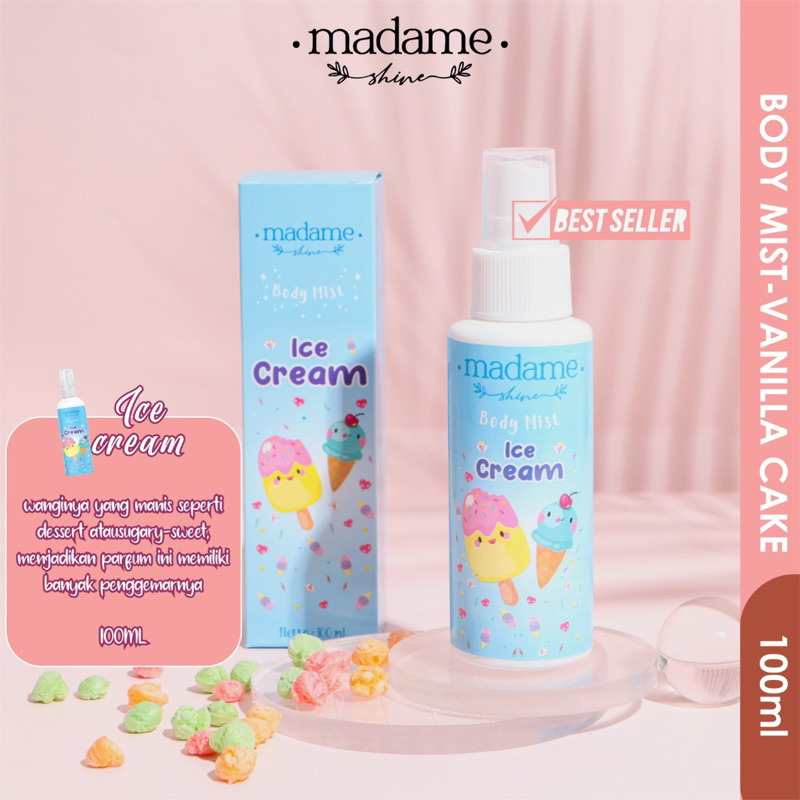 ✅DESSERT SERIES 100ML (MADAME-SHINE) BODYMIST