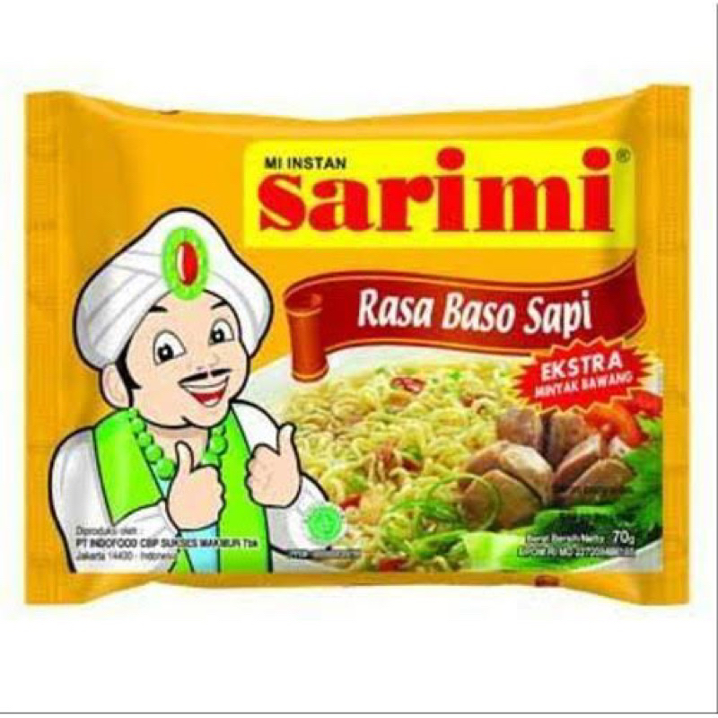 

Mie Instan Sarimi Rasa Baso Sapi