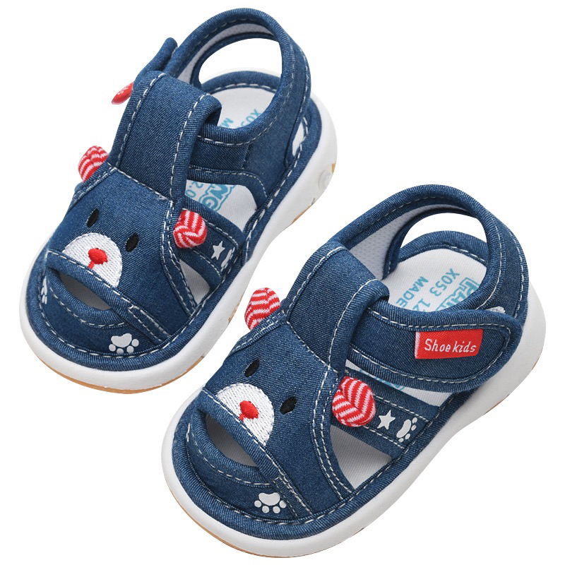 Sepatu Sandal Prewalker Anak Bayi / Baby 1 2 3 tahun Bisa Bunyi cit cit cit/ Sepatu Belajar Jalan Anak Laki laki Perempuan Make A sound / Baby Prewalker Shoes