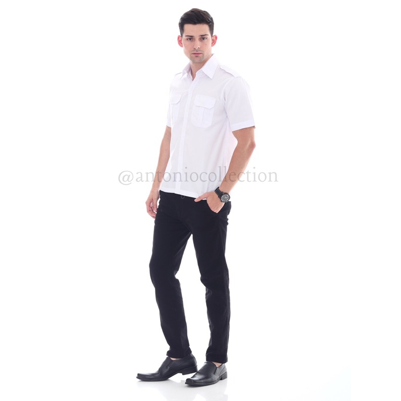 Baju PNS Putih Lengan Pendek , Baju PDH Putih , Seragam PNS , Kemeja Putih , Kemeja PNS
