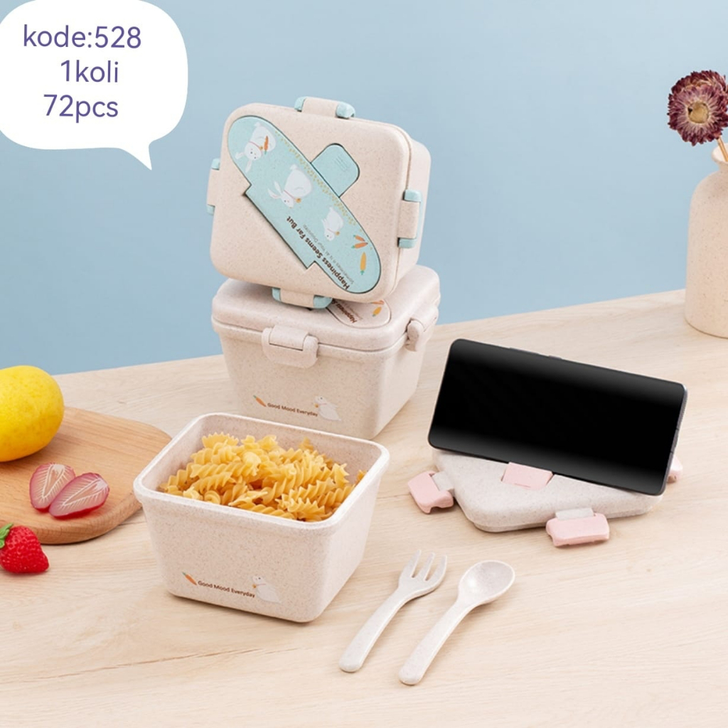 Lunch Box - Kotak Makan wheat rabbit 0528