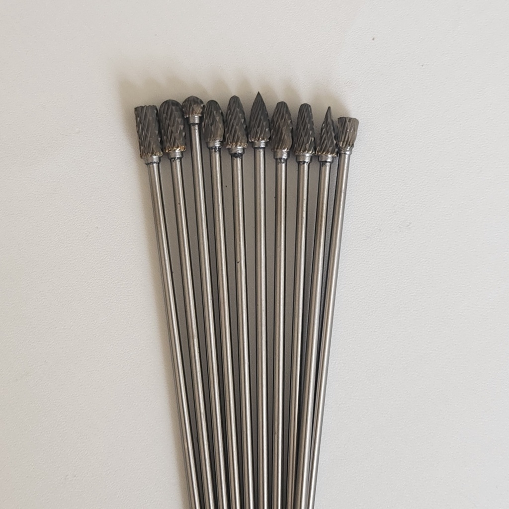 Mata Bor Tuner Panjang 10CM Tunner Cuner Cunner Porting Carbide Burr