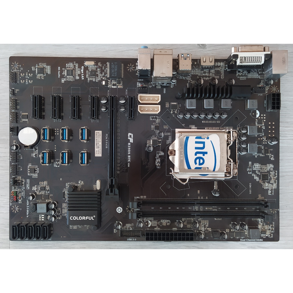 Motherboard B250 Colorful B250A-BTC LGA 1151 Mainboard Mobo