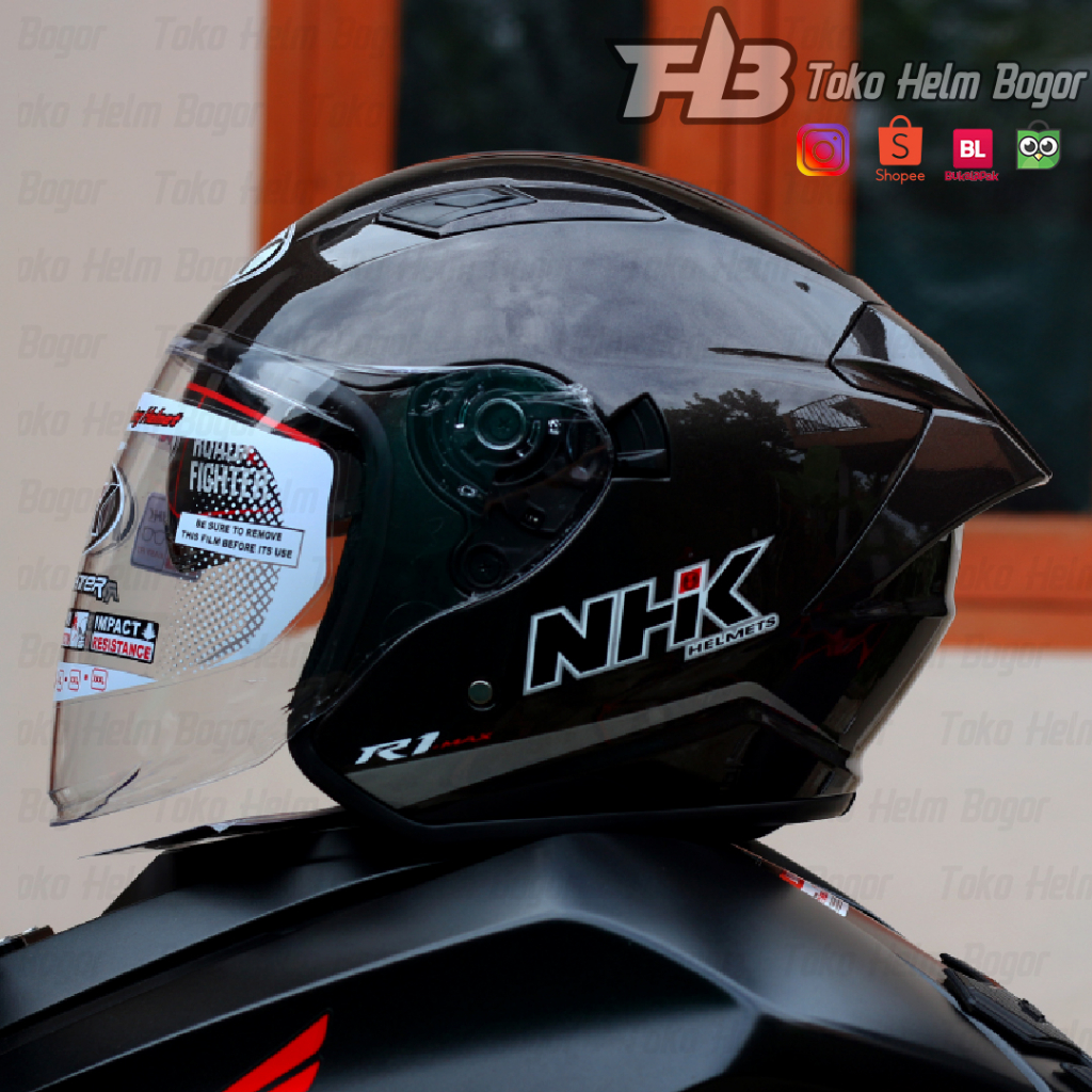 Jual NHK R1 Max Gunmetal Shopee Indonesia