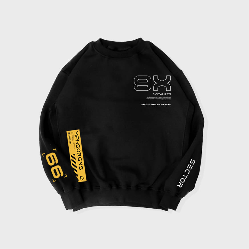 CREWNECK SWEATSHIRT - DIGITALIZED