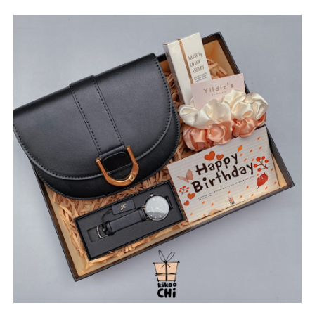 

Paket Atsuko - Hadiah Kado Ulang Tahun Wanita - Hadiah Tas Wanita- Hampers Anniversary