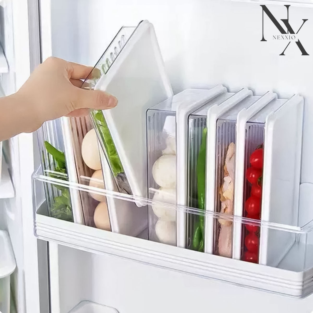 NEXXIO Kotak penyimpanan makanan kulkas / Freshly food container korean / kontainer kotak  makanan kulkas food storage Box fridge Food