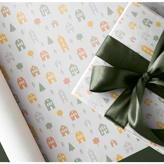 

Abstract Boho Nursery" Kertas Kado Exclusive by Kaika Gallery, Wrapping Paper