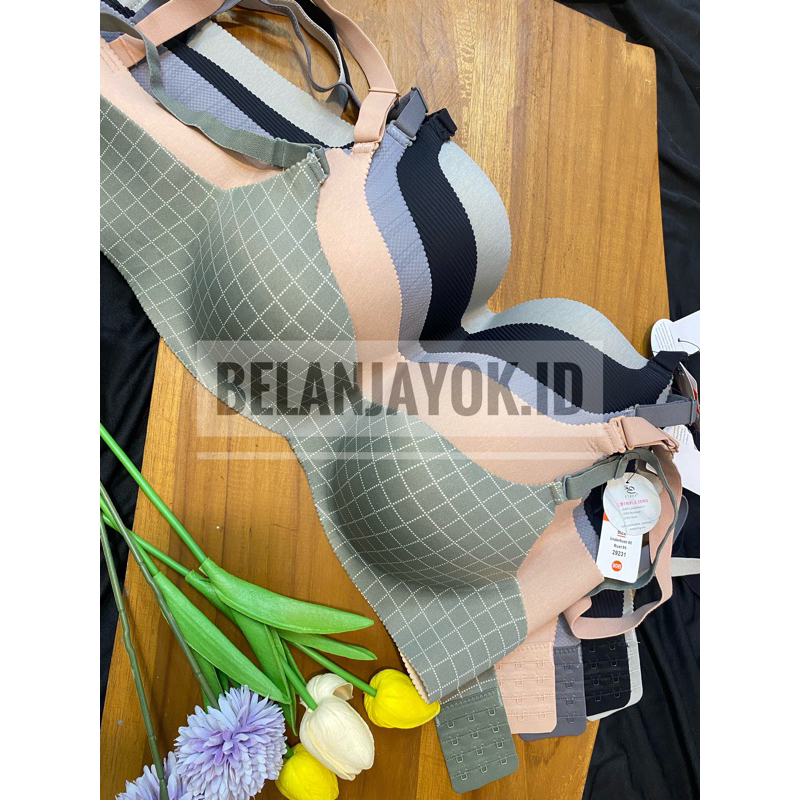 BH Elena BE 29231 Kawat Lasercut Elena Onepiece Bra Seamless Tanpa Jahitan BH Robot - Best Seller