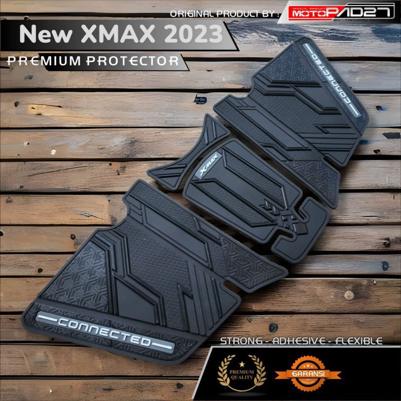 Motopad27 Stiker Rubber Tankpad XMAX NEW 2023 Deckpad XMAX NEW 2023 Bahan Karet Premium