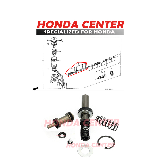 kit isi master central sentral rem civic nova nouva lx grand genio estilo 1988 1989 1990 1991 1992 1993 1994 1995