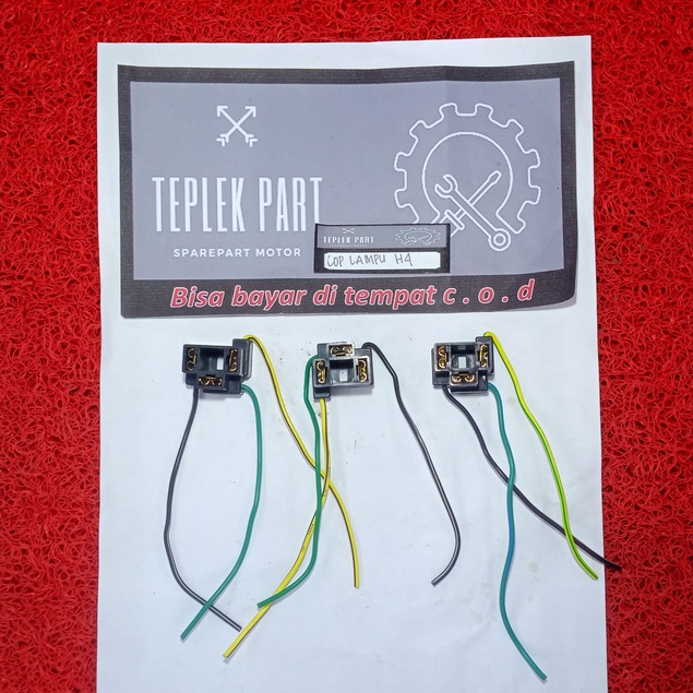 Fitting Lampu H4/Fitting Lampu Depan Vixion Ninja Verza Cb150r Old Scoopy Fi/Fiting Lampu Vixion Nin