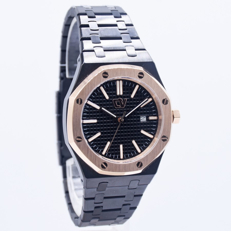 Jam Tangan Pria ORIGINAL CHRIST VERRA CV 10812G-18 BLK