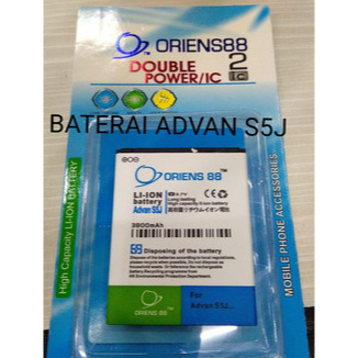 Baterai Advan S5J Double Power IC 3800 mAh Oriens88