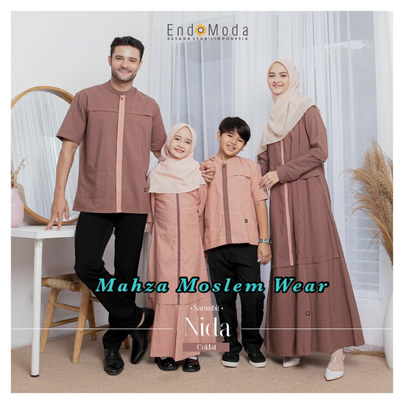 SARIMBIT NIDA COKLAT || SARIMBIT KELUARGA ORIGINAL ENDOMODA