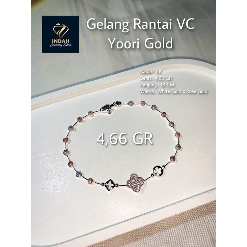Gelang VC by Yoori Gold 375%