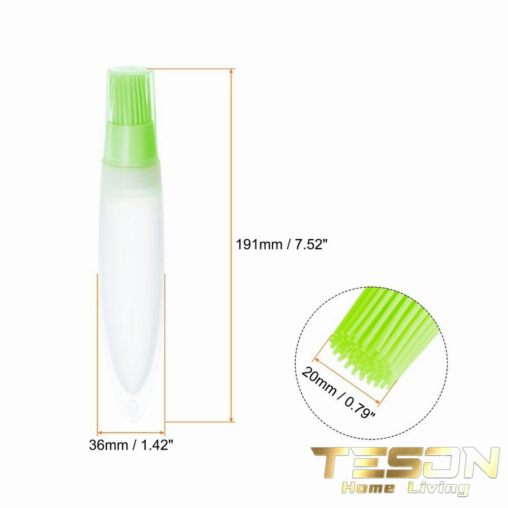 Botol Kuas Minyak Silikon Panjang / Food BBQ Oil Bottle Brush