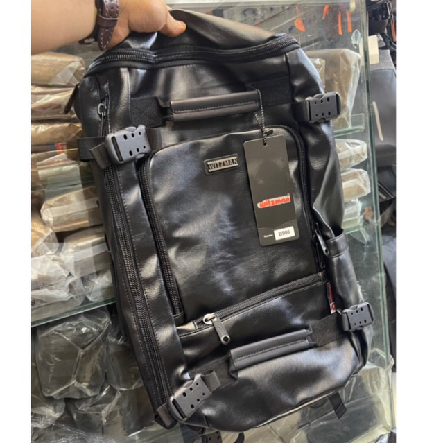 Ransel Kulit Witzman B906 Pria Tas Multifungsi Caril Leather Import