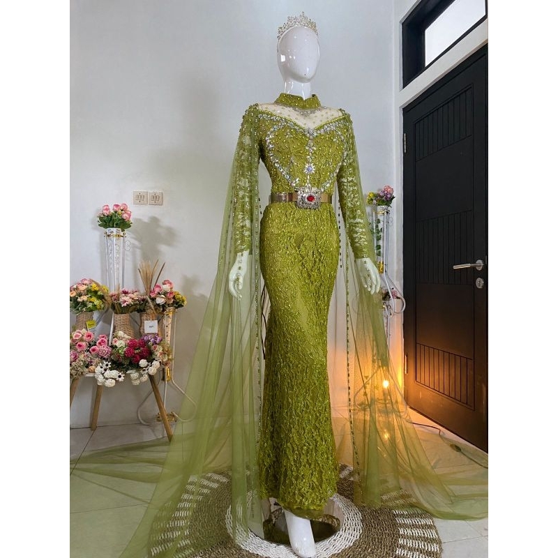 GAUN KEBAYA NIKAH MODEREN