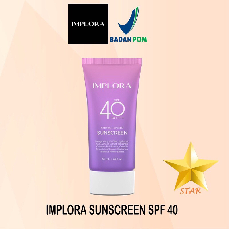 IMPLORA PERFECT SHIELD SUNSCREEN SPF 40 PA++++