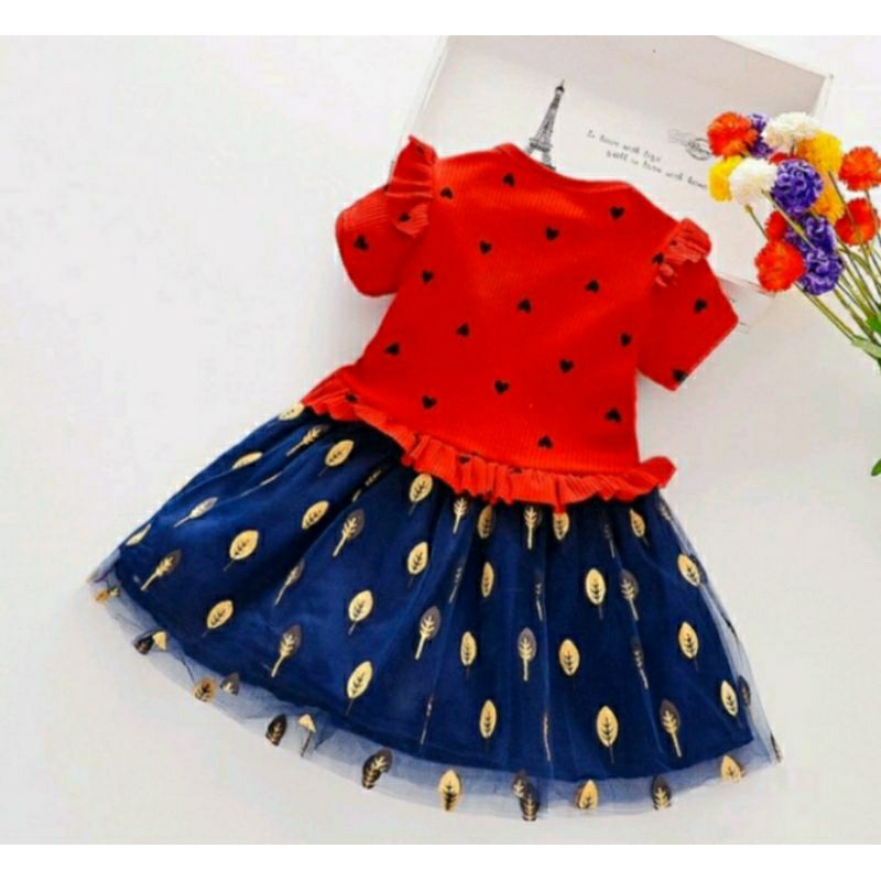 Dress Tutu Anak Perempuan Kualitas - Dress Ryu Jin | Bayi - 2 Tahun