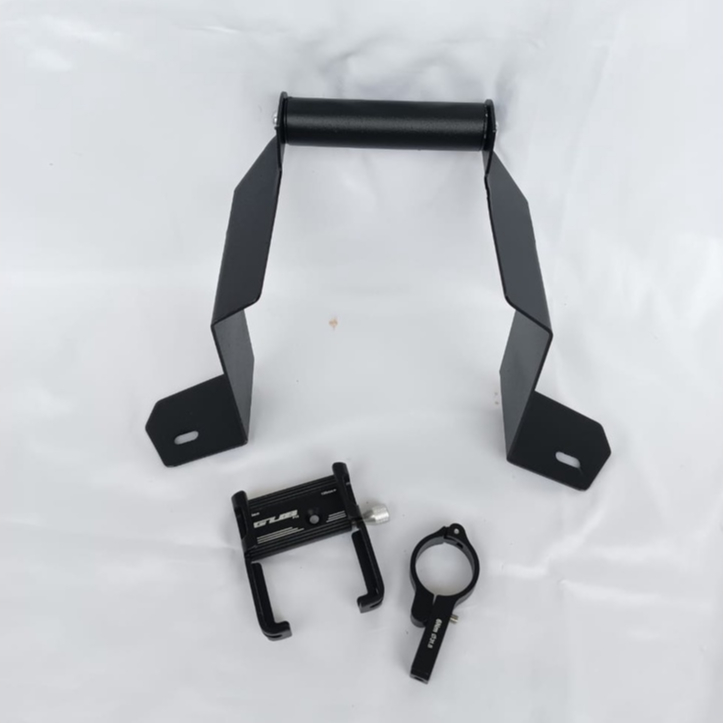 PAKET HOLDER HP HONDA ADV 150 DAN HOLDER GUB HITAM PAKET BREKET ADV150 [AJP]