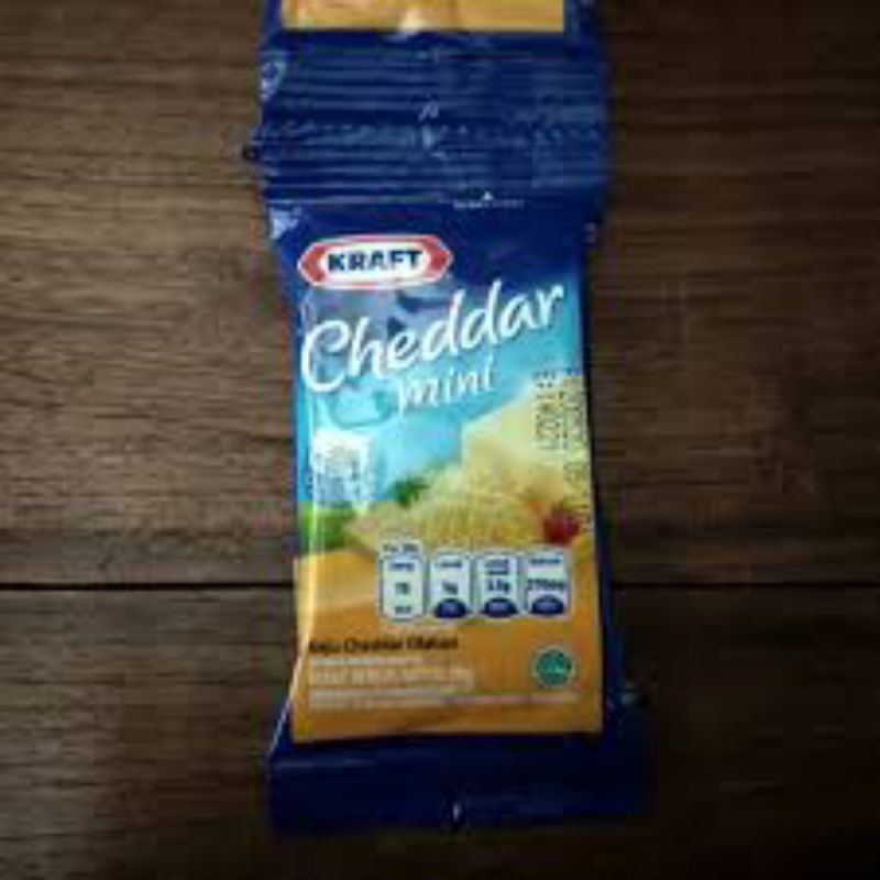 

Kraft Keju Cheddar Mini Sachet Eceran Murah