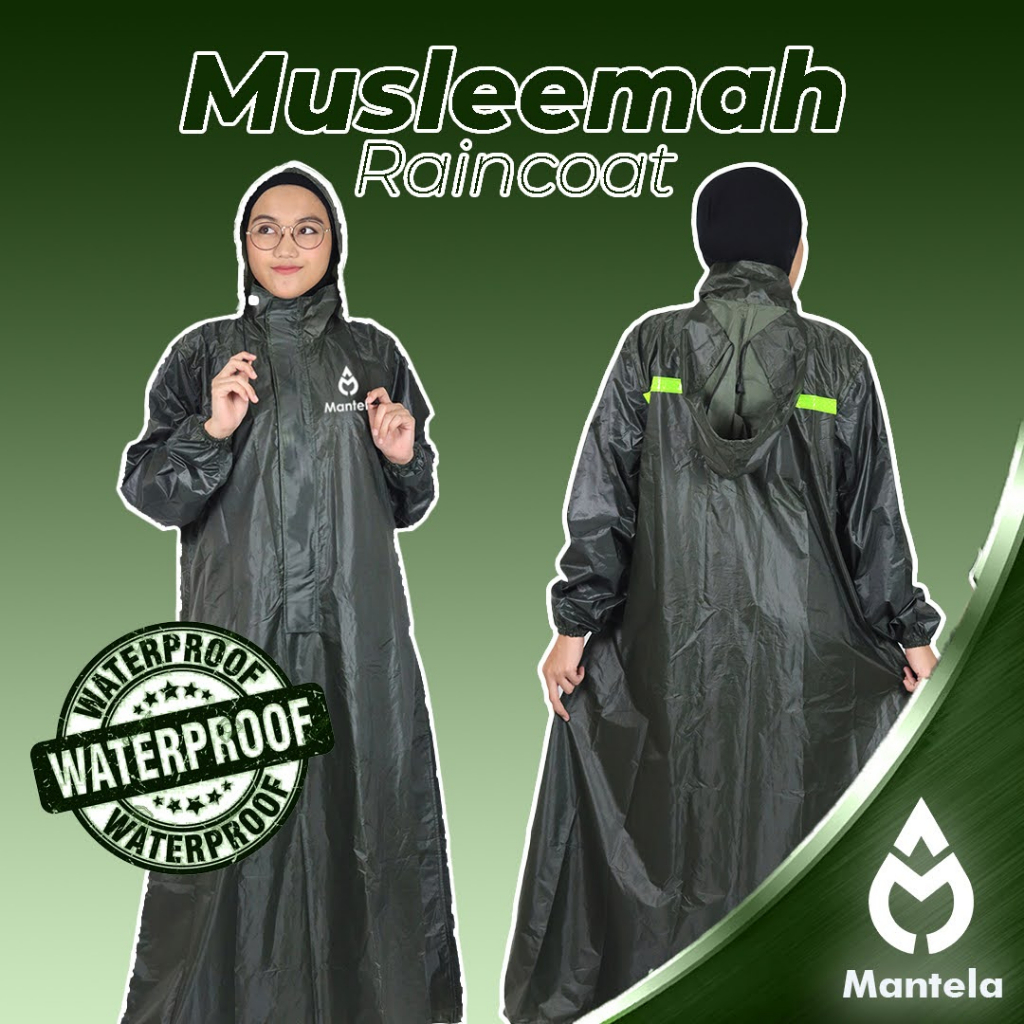 Jas Hujan Ponco Gamis Muslimah Hijab Syar i / Jas Hujan Gamis / Jas Hujan Gamis Muslimah / Jas Hujan