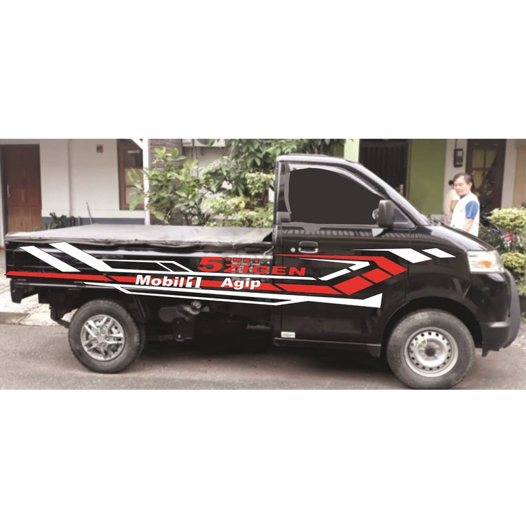 0512 Sticker cutting mobil granmax,pick up,l300 mega carry,pick up suzuki Apv