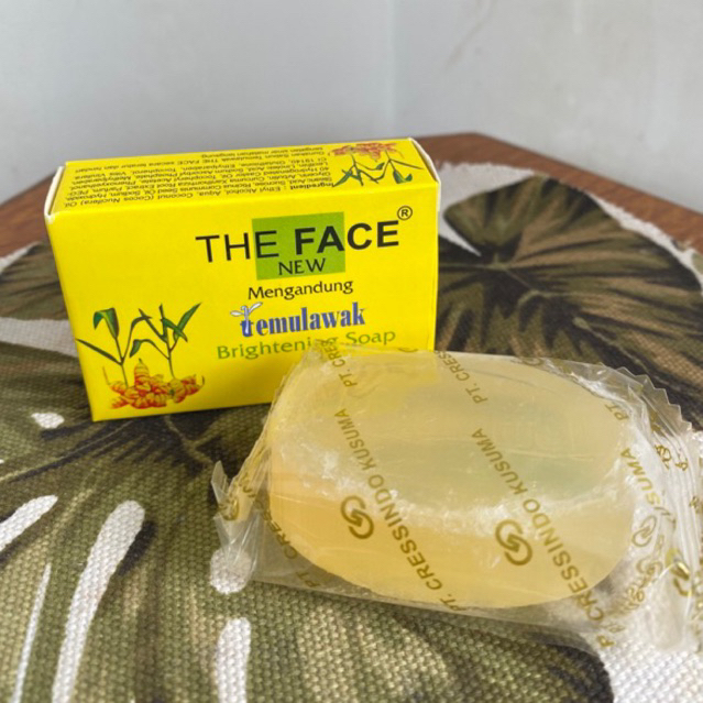 BRIGHTENING SOAP THE FACE TEMULAWAK / SABUN BATANG THE FACE TEMULAWAK / SABUN TEMULAWAK THE FACE TEM