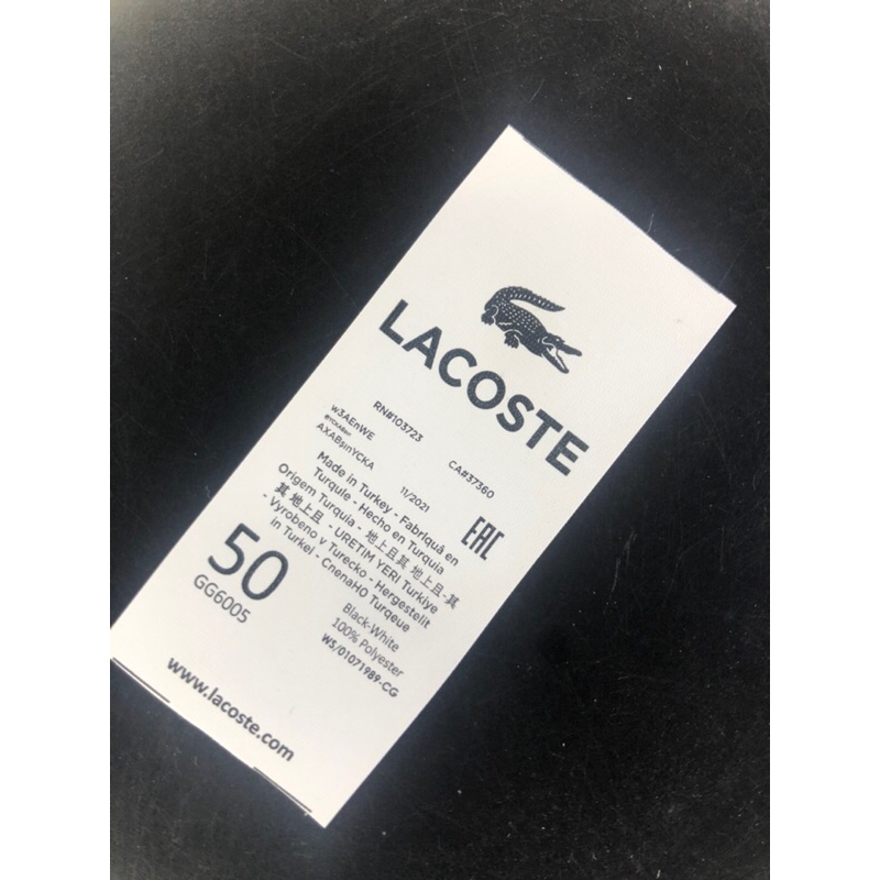 

LACOSTE TAG WASHING SUPER PREMIUM CO 1X DI KIRIM 600PCS