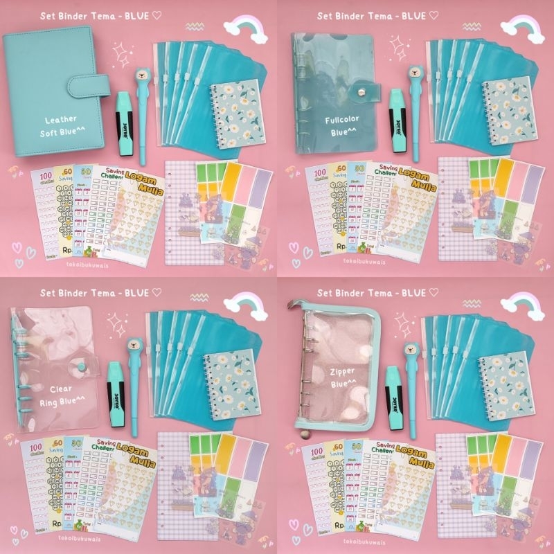 

SET BINDER TEMA - BLUE