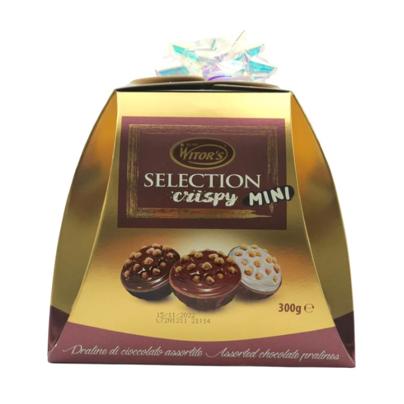 

Witor's Crispy Selection Mini Chocolates 300g / Cokelat / Coklat / Chocolate / Witor's / Witors / Crispy / Selection / Mini / Chocolates / 300gr / K_M