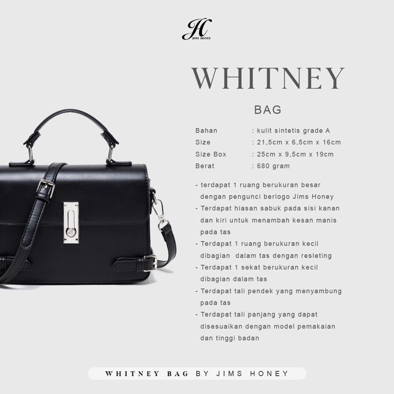 WHITNEY BAG JIMSHONEY TAS HANDBAG SLINGBAG