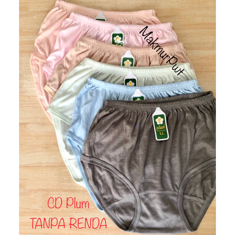 Celana Dalam Plum 559 L/ LL/ LLL/L4 TANPA RENDA