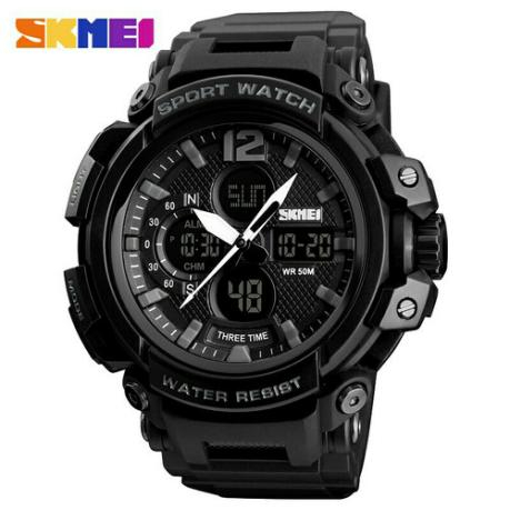 SKMEI 1343 Jam Tangan Pria Digital Analog Anti Air