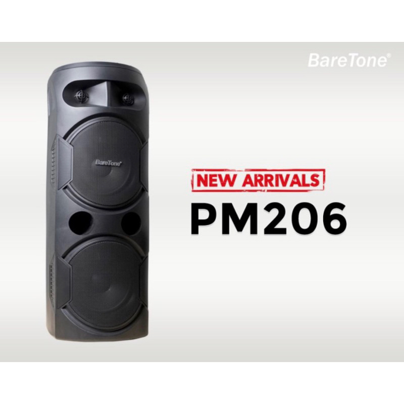 Speaker portable Baretone Double 6" PM216