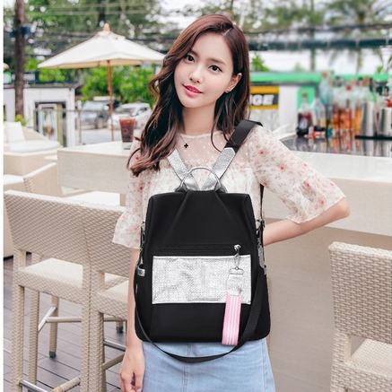 ( 2PC 1KG ) GTBI998880537  New Arrival 2023 !!!  Tas Ransel  Wanita Blackpack Import  Premium Terbaru