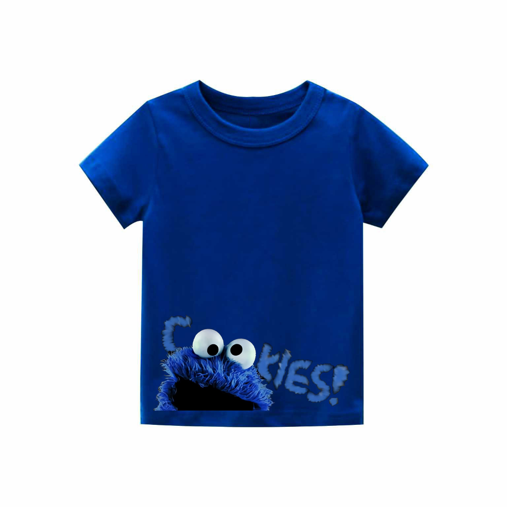 Kaos Anak laki-laki &amp; perempuan Elmo cookies  | kaos cotton combed 30s printing | Kaos Distro anak