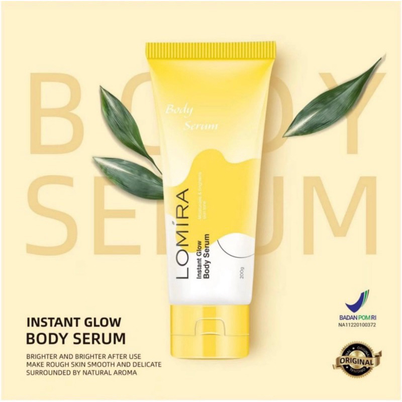 Lomira Instan Glow Body Serum Lotion 200ml