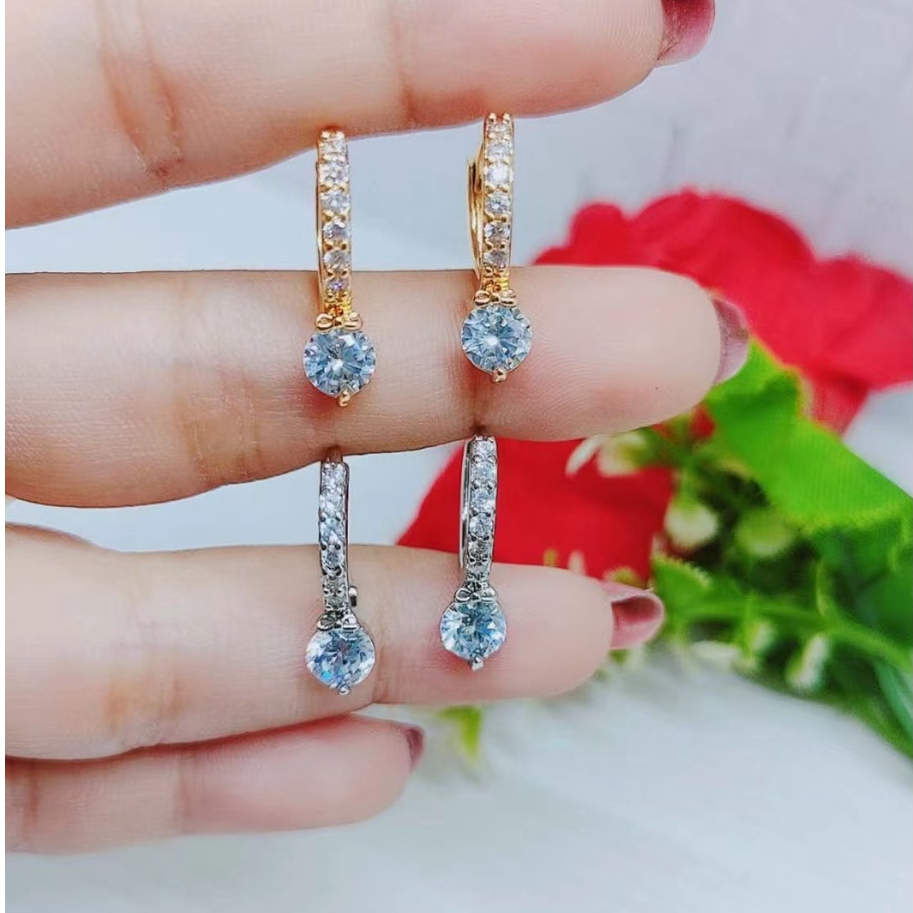 Anting Xuping Permata Laois Emas Perhiasan Wanita P01/P02