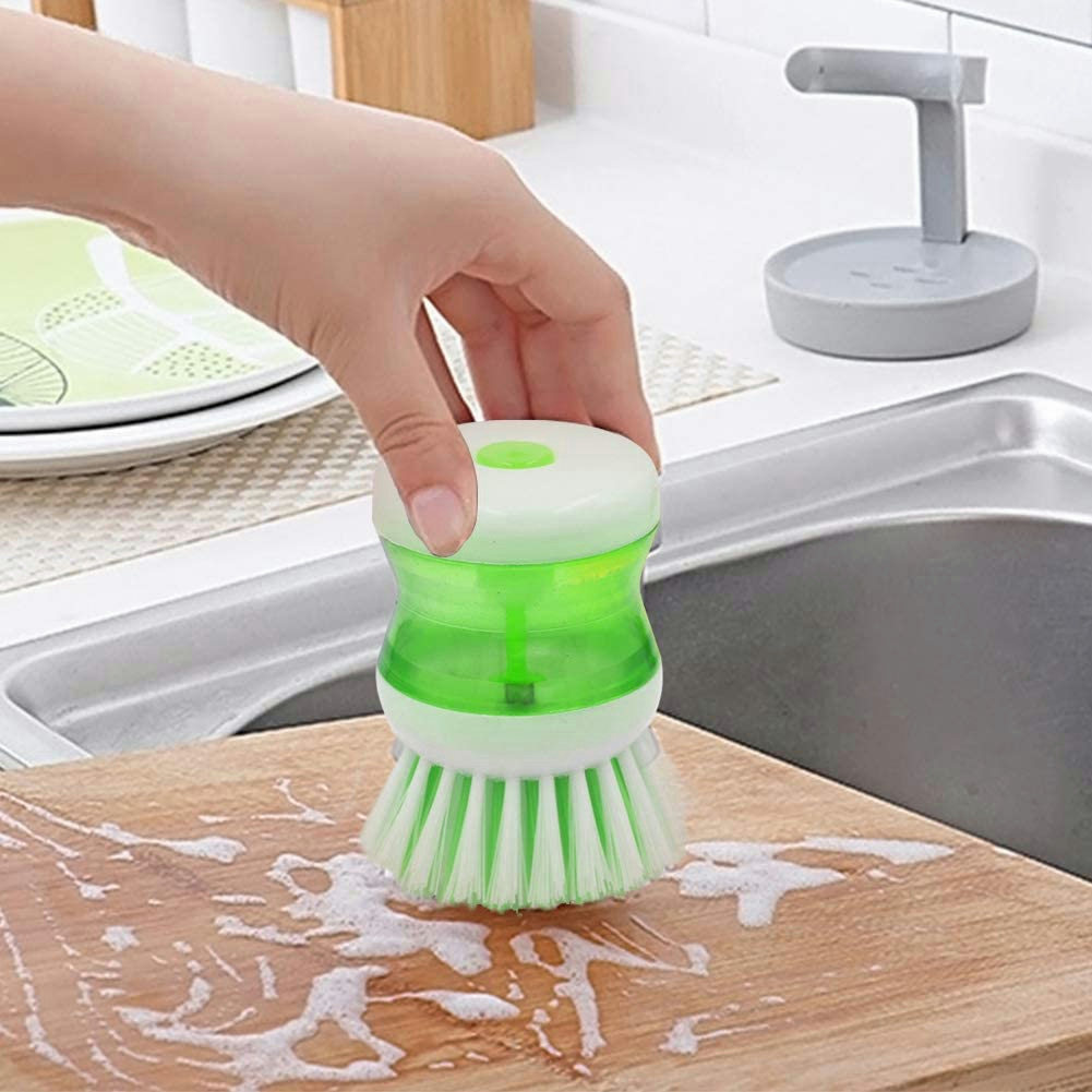 Sikat Cuci Panci Piring Dapur Dispenser Sabun