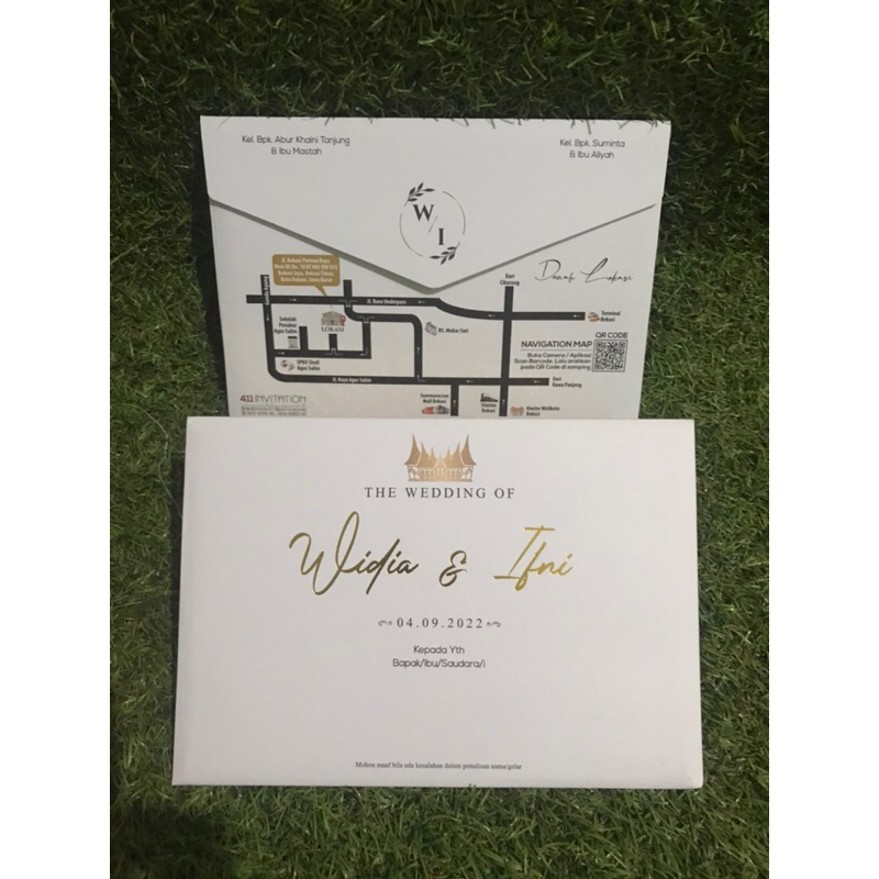 undangan hardcover simple minimalist