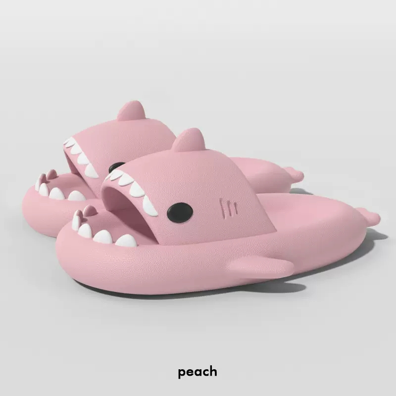 MUZY Sendal Karet Hiu Anak Sendal Hiu Dewasa Sendal Lucu Sandal Slop Karakter HSN601-602 Pink
