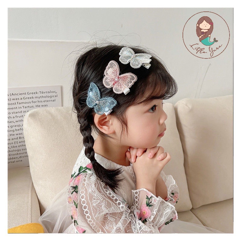 Little Yura - Jepit Kupu Kupu / Jepit Butterfly / Jepitan Rambut Anak Model Korea