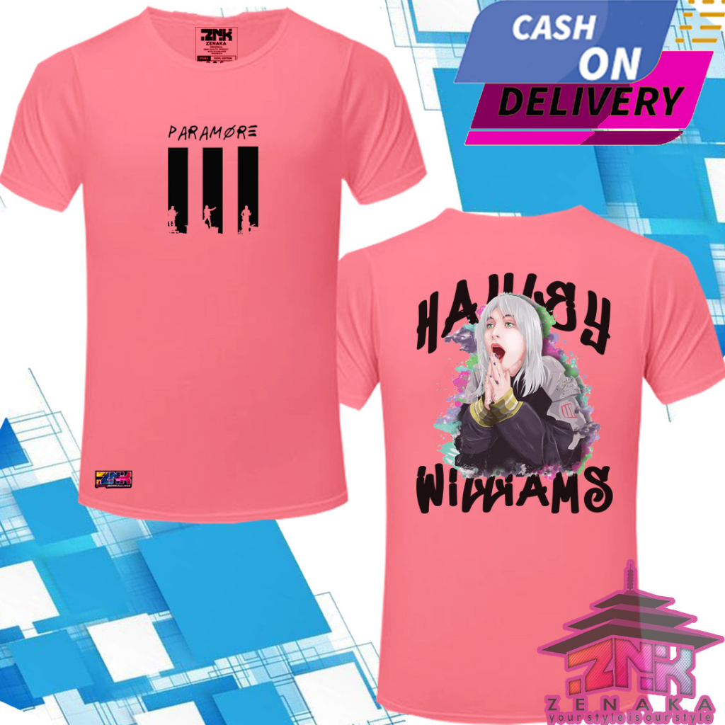 kaos pria dan wanita distro hayley williams paramore zenaka