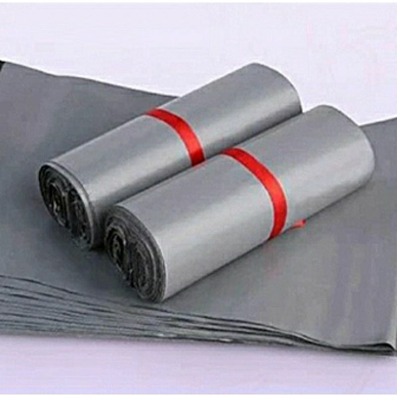 

Pekanbaru plastik packing polymaler abu2, ukuran 20cmx30cm