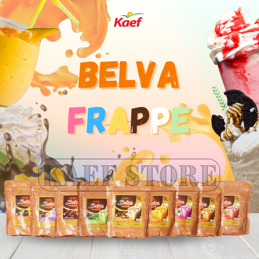 

Belva Frappe Minuman Bubuk 500 gram All Varian Rasa